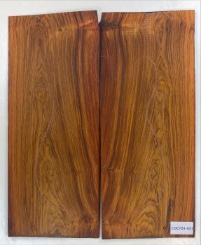 Top Cocobolo , 2-pcs., 3mm Unique Piece #031